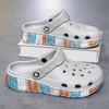 Summer New Eva Breathable Lightweight Men'S Casual Slip On Beach Slipper Waterproof Garden Shoes Outdoor Hollow Walking Slippers