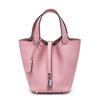 [New] High-quality First-layer Cowhide Niche Vegetable Basket Handbag Female, Genuine Leather Large-capacity High-end Bucket Bag