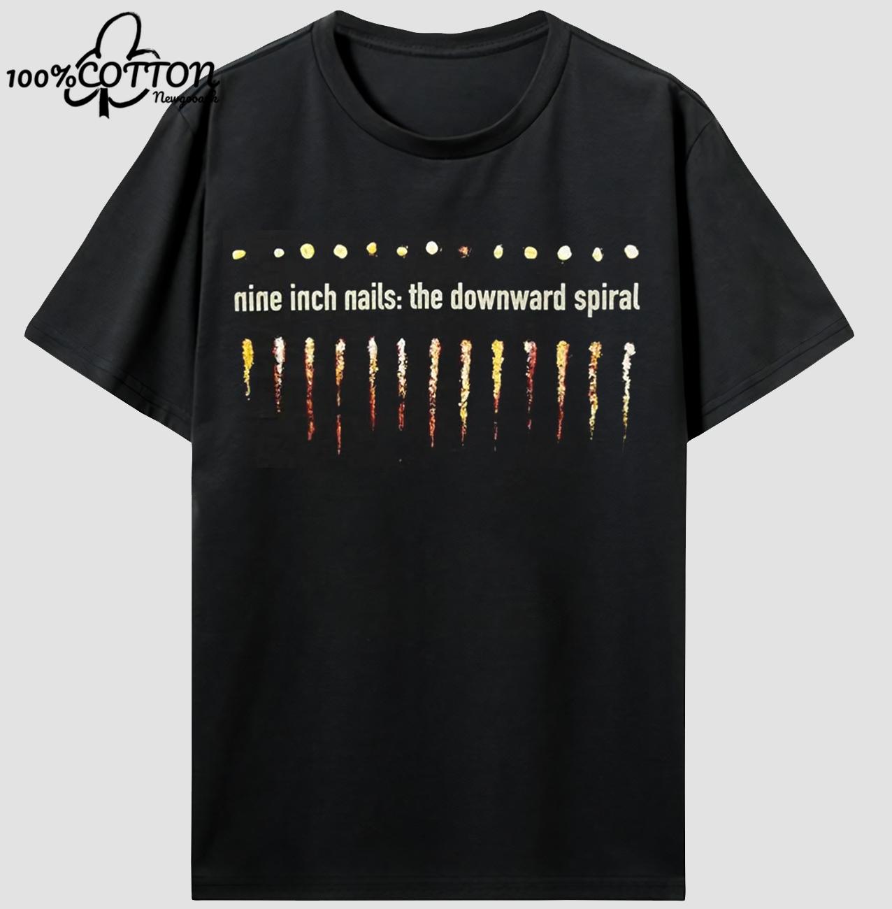 LE Nine Inch Nails NIN Men s T Shirts High quality 100% cotton Unisex graphic t shirts S