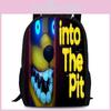 Nights At Freddy's Into The Pit Zaino Orso Giocattolo 15 Pollici Tessuto Oxford Per Uso Scolastico