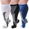 20-30Mmhg Wide Calf Compression Socks For Men Women Plus Size Knee High Support