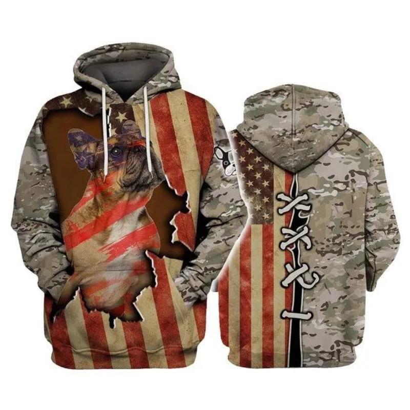 

Fashion American Flag 3D Printing Hoodie Men Casual Sweatshirt Harajuku Streetwear Long Sleeve Pullover 4XL