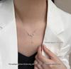 2023 Spring/Summer Hot Item: 925 Silver Leaf Choker Necklace for Women - Light Luxury Design