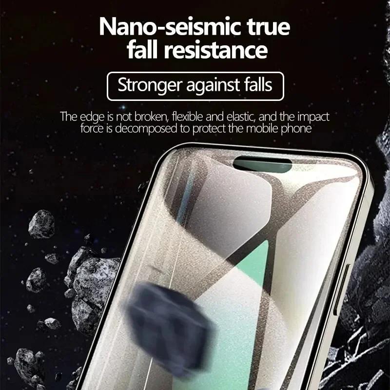 Folia hydrożelowa na iPhone'a, Ochraniacz ekranu na iPhone'a 13, 12, 11, 14, 15 17 16 Pro Max, 16 Pro, XR, XS Max, 7, 8 Plus, Nie szkło, 5 szt.
