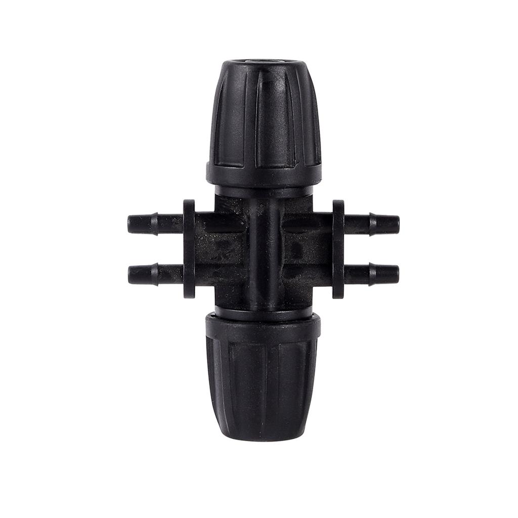 8/11mm Hose Interface Garden Water Connector Straight Elbow Tee 4/6-Way End Plug Joint Garden Greenhouse Irrigation Pipe Fitting