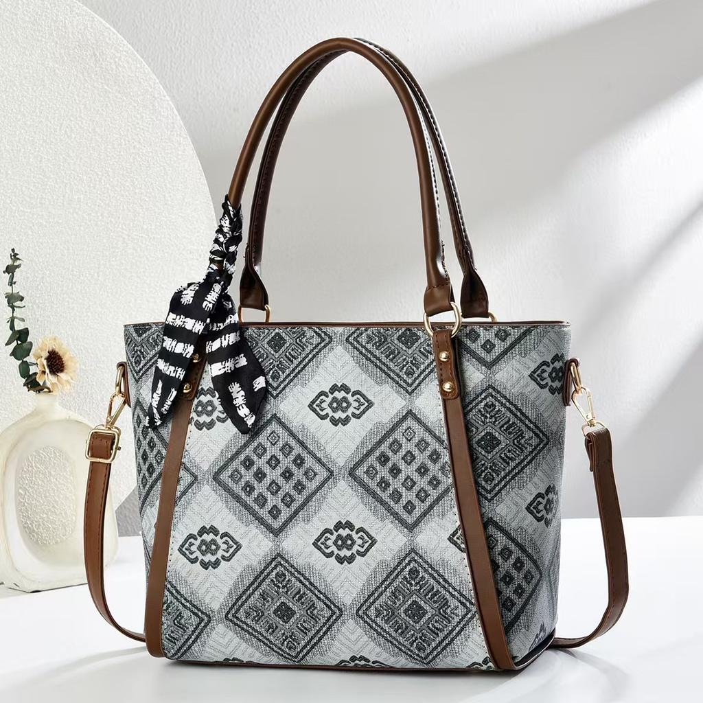 Women Top-Handle Bags Unique Design Print Surface Handbag Large Capacity Female Tote Sac Fashion Lady Shoulder Crossbody Bag