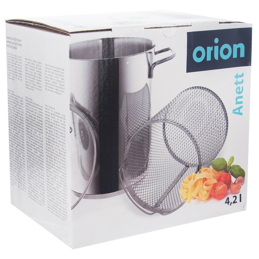 ANETT steel asparagus and pasta pot with strainer and lid, 16 cm, 4.2 l