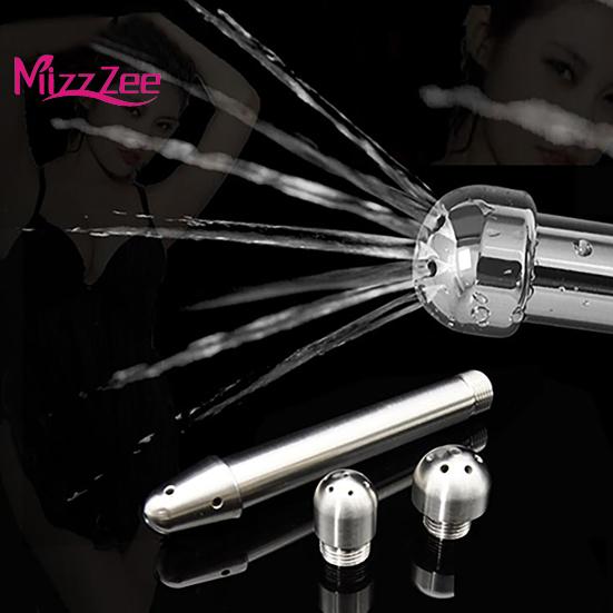 Reinigung Aluminium Regentonne Düse Plug Dusche Kit Paar teilen Sexspielzeug