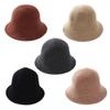 Sweet Knitting Fisherman Hat Knitted Cap Wool Hat Solid Color Basin Cap Warm Trend Festival Outdoor Sport Cold Weather