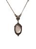 Gothic Vintage Magnifying Glass Pendant Necklaces for Women Steampunk Victorian Monocle Jewelry Gift for Book Lovers
