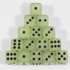 10pcs 14mm D6 Dice Glow-in-dark Tabletop Game Entertainment Dice for Party Game DND TRPG
