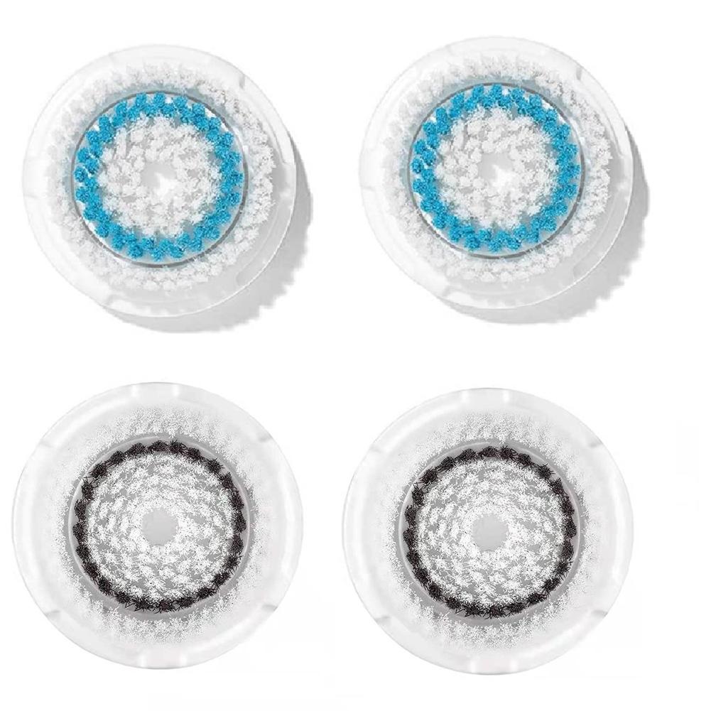 

Retail 4PCS Facial Brush and Facial Cleanser Replacement for Clarisonic Brush Head NONE