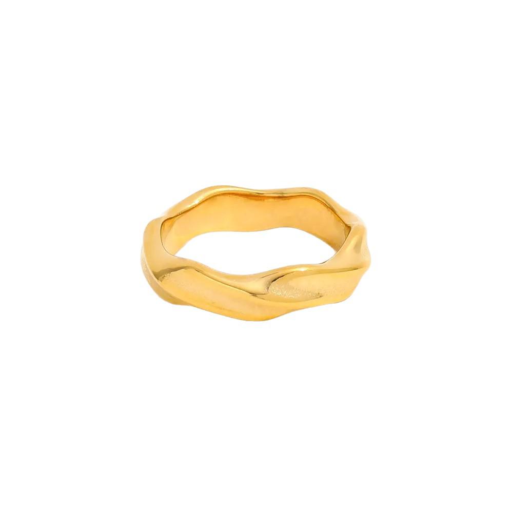 Women's Fashion Twist Stainless Steel Index Ring