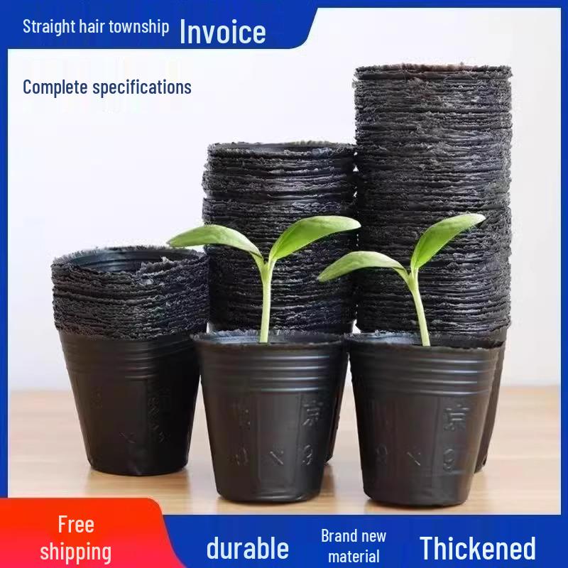 Large Disposable Thickened Plastic Seedling Pot for Planting
