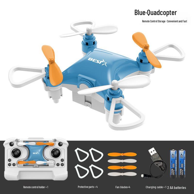 Compact Children's Mini Drone: Fixed-Height Quadcopter Remote Control Toy