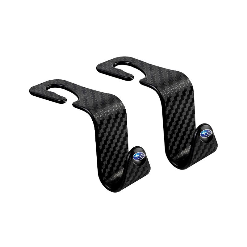 2pcs Diamond Car Seat Storage Hook Hanger Car Accessories For Subaru Levorg Legacy Impreza Forester Smart BRZ Tribeca Crosstrek dis2