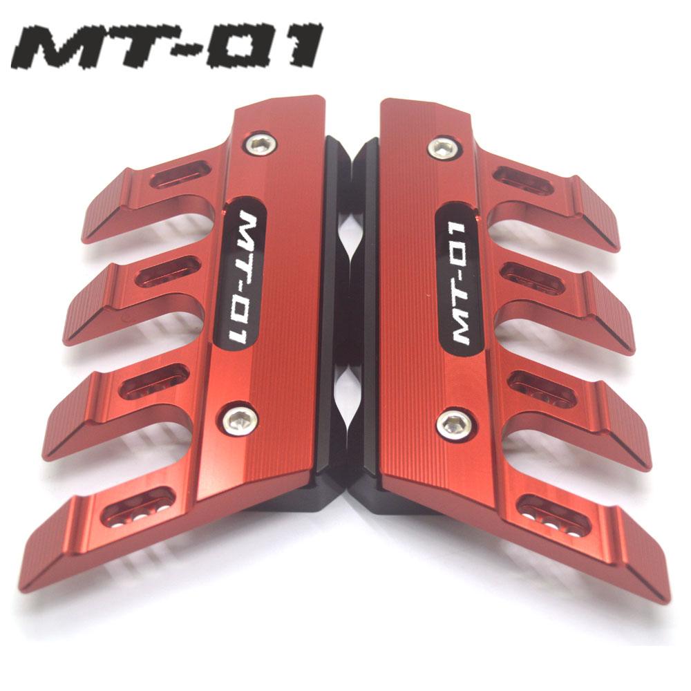 FoR MT01 MT-01 MT 01 Universal Motorcycle Mudguard Side Protection Mount Shock Absorber Front Fender Cover Anti-fall Slider