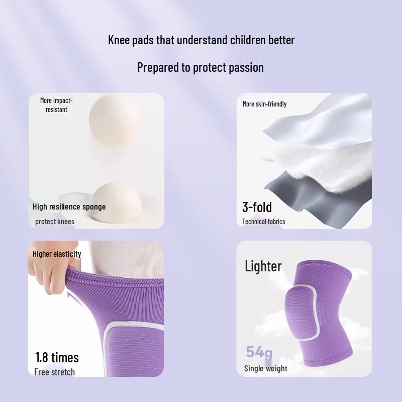 Zestaw ochraniaczy na kolana i łokcie do tańca dla dzieci