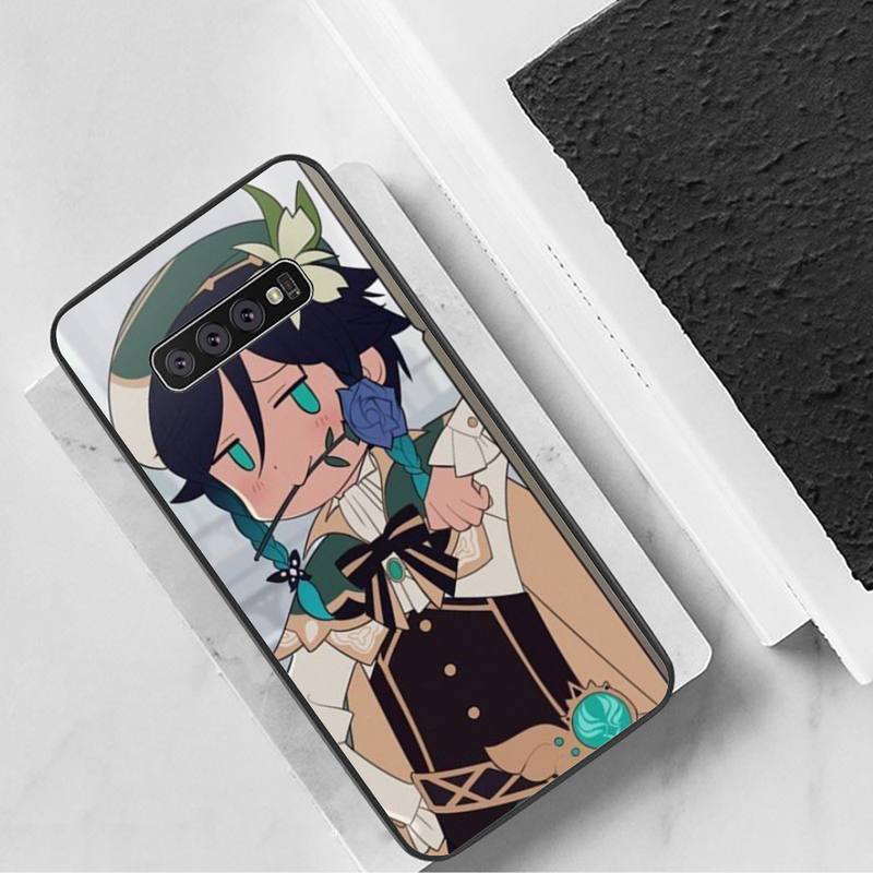 

Чехол для телефона Genshin Impact Venti для Samsung Galaxy S7 Edge Plus S9 S20Plus S20ULTRA S10lite S225G S10 GalaxyS21S30