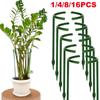16PCS Plastic Plant Support Pile Stand Plant Support Pile for Flowers Greenhouses Arrangement Fixing Rod Holder Garden Tools