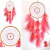 Unique Feathered Dreamcatchers with Flamingo Charm for Enhancing Home Aesthetic in Children Room or Study Area Ornament
