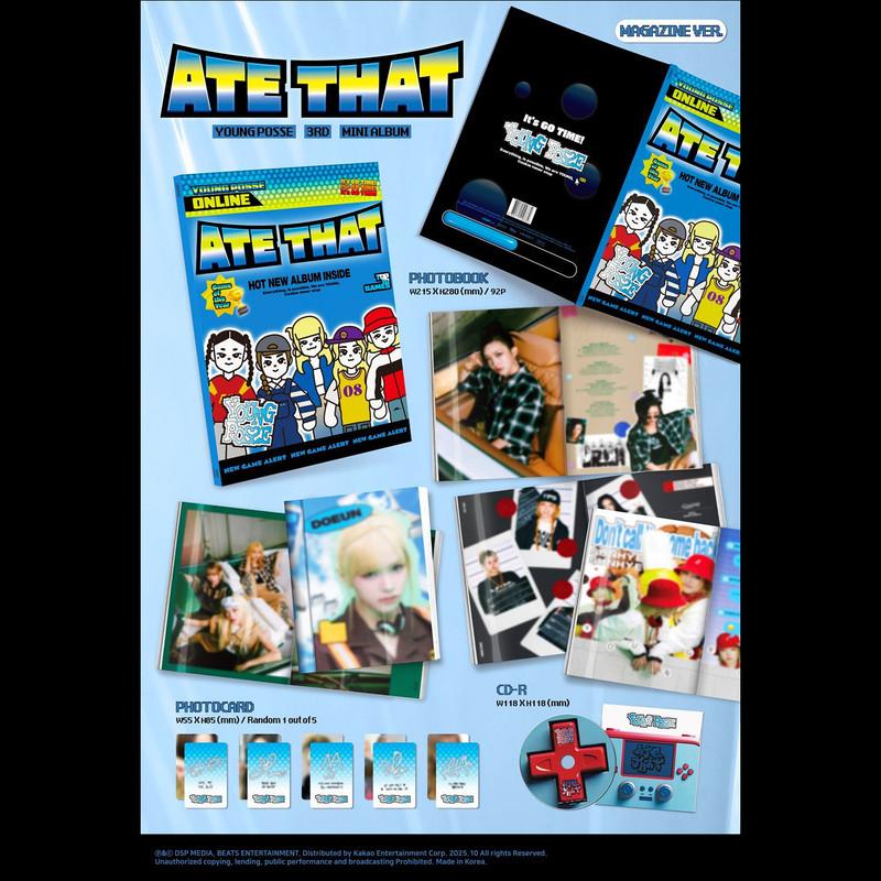 [Pre-order] YOUNG POSSE[ATE THAT] EP Album (Magazine Ver.) + Free Gift