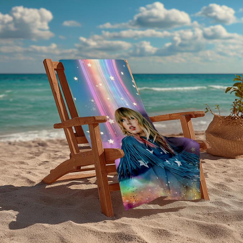 TS Fan Fashion Beach Towel: Ideal for Summer Adventures Soft, absorbent and quick drying suitable for swimming and bathing