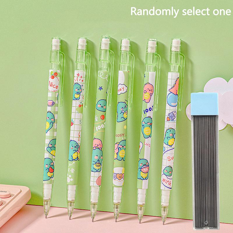 1 Stück 0,5 mm Druckbleistifte Kawaii Automatikstifte mit Radiergummi Studenten Schreibwaren Schreibwerkzeug Niedliche Schulbürobedarf