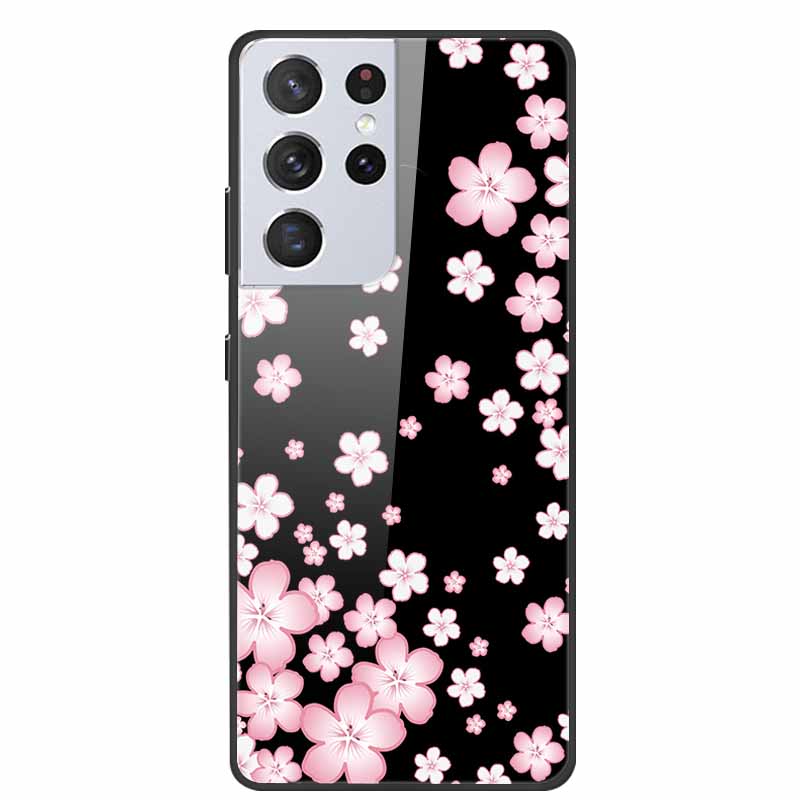 For Samsung Galaxy S25 Ultra Tempered Glass Case Back Cover Hard Phone Cases for SamsungS25 ULTRA 5G SM-S938B Protective Capa