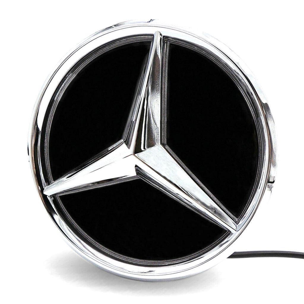 for 3D Front Grille Star Emblems Logo For Mercedes Benz C W205 A W177 S W217 SL CLA CLS GLA GLB Car Accessories