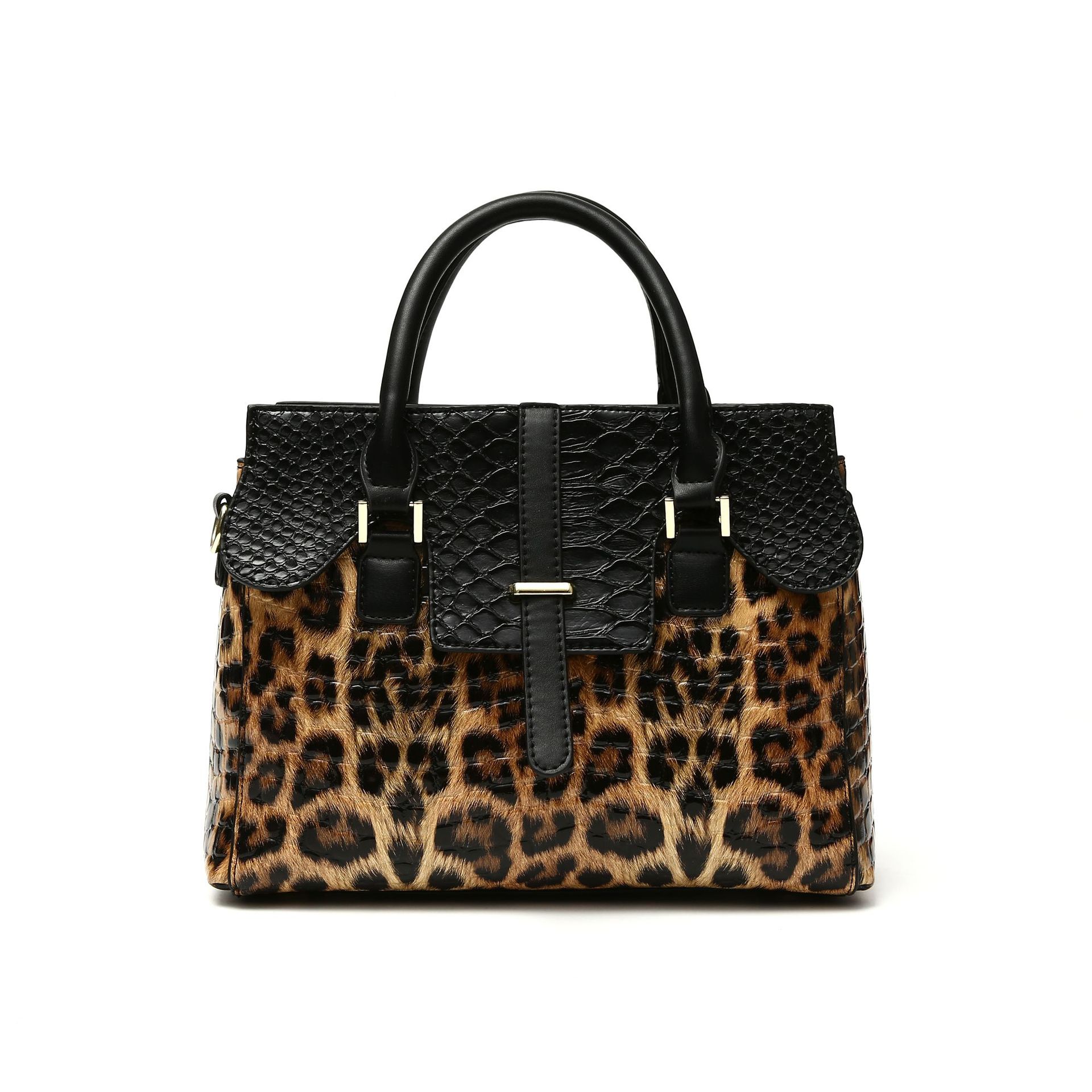 

2026 New Retro Fashion All-match Multi-piece Mother-child Bag Single-shoulder Diagonal Handbag леопардовий
