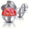 Three Pairs/set Large Stainless Steel Round Bath Bomb Molds for Creating Fizzy Bombs At Home - Perfect for DIY Spa and Bath Products