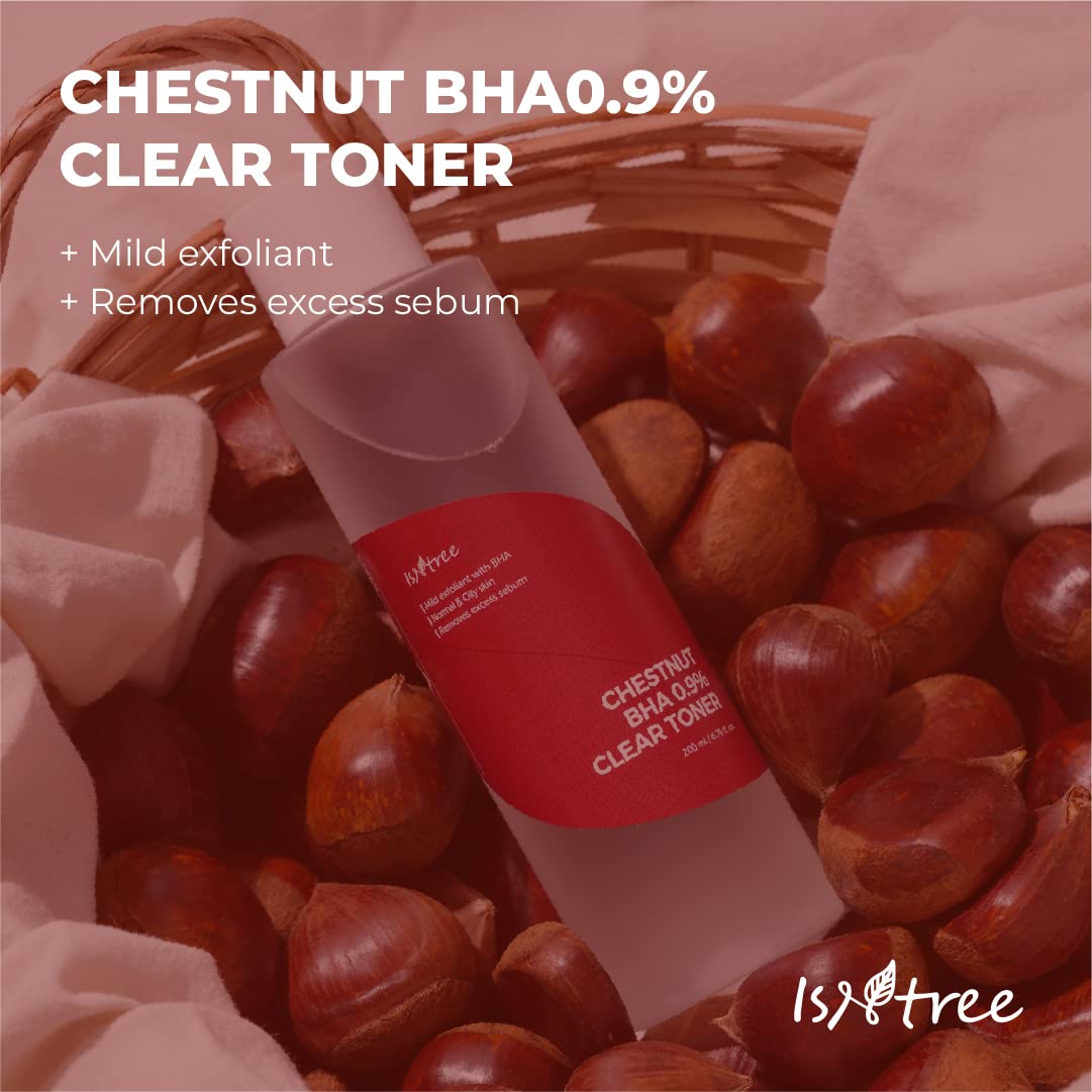 ISNTREE CHESTNUT BHA 0.9% CLEAR TONER 200ml