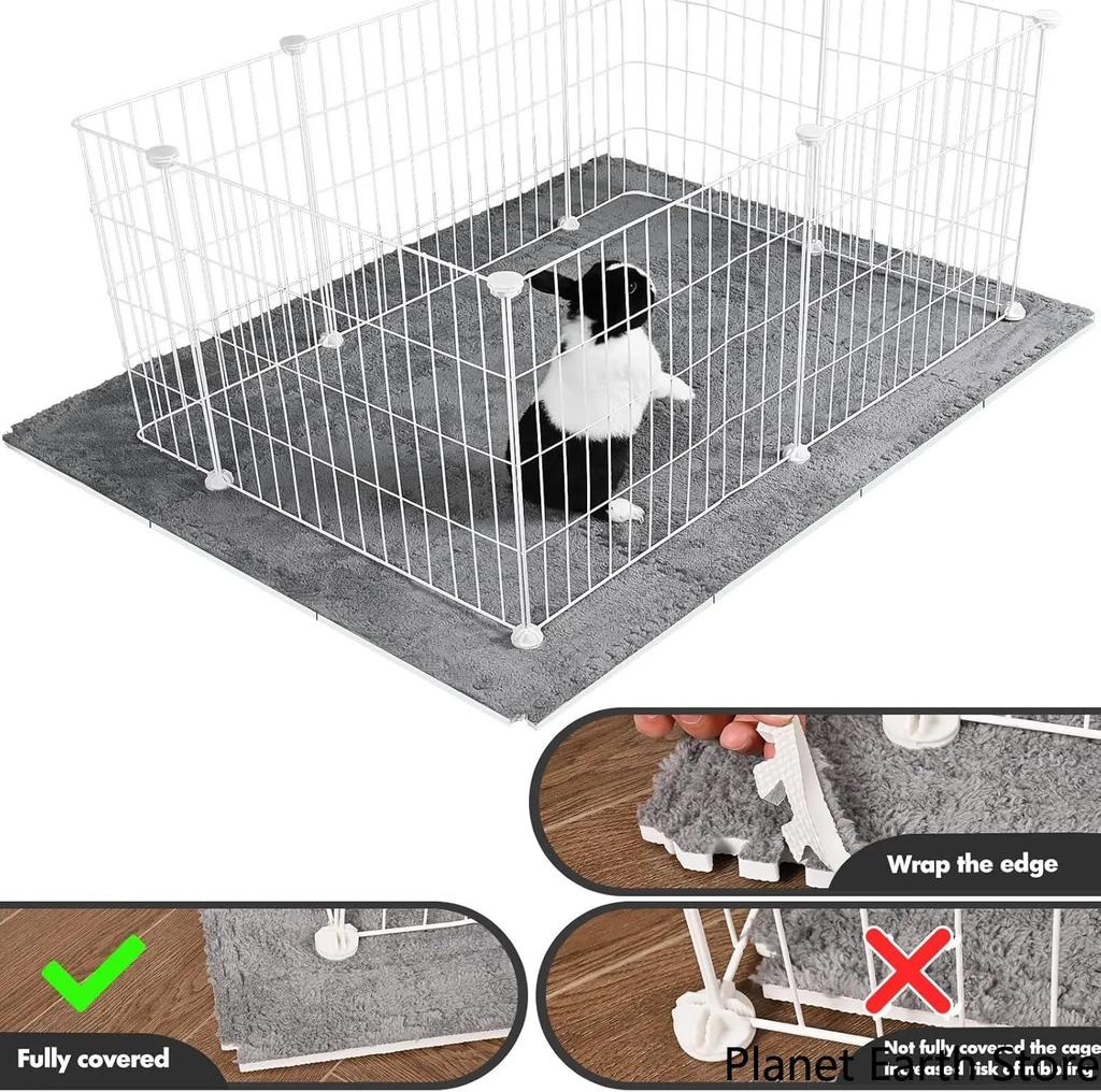 4/10Pcs Pet Pee Pad Washable Guinea Pig Pads Waterproof Rabbit Sleep Mat Blanket Bed Highly Absorbent Cage Liner Pet SleepMat