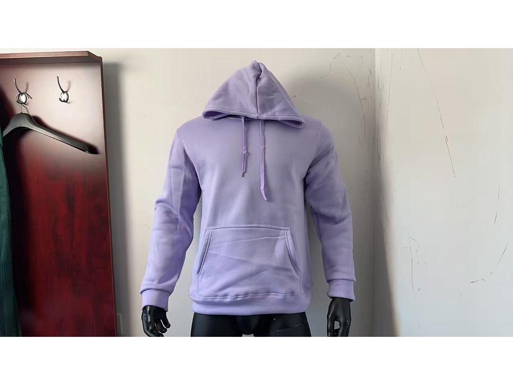 Men's Trendy Casual Two-Piece Hoodie Set - Solid Color for Autumn and Spring