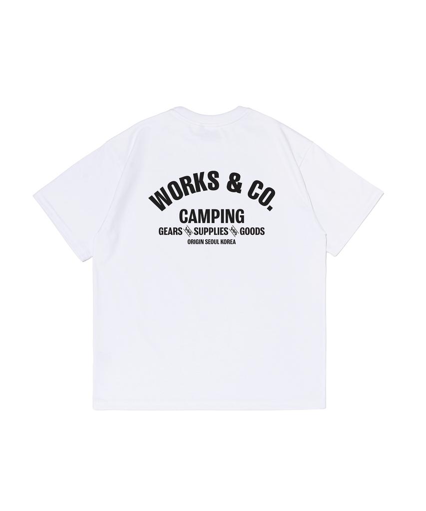 Wogseuaenko Signature Logo Short Sleeve T-Shirt (White)
