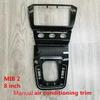 For Volkswagen VW Passat B8 CD Plates Air Conditioning Switch Plates Piano Paint Black