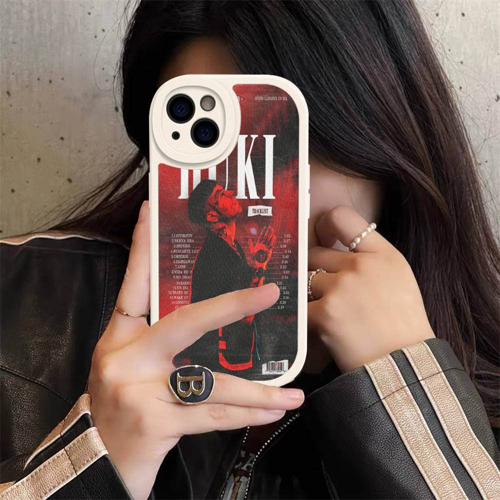 

Fashion Rapper DUKI Phone Case For IPhone 16 15 14 13 Pro Max 11 12 Plus Leather Silicone Cover iphone 12