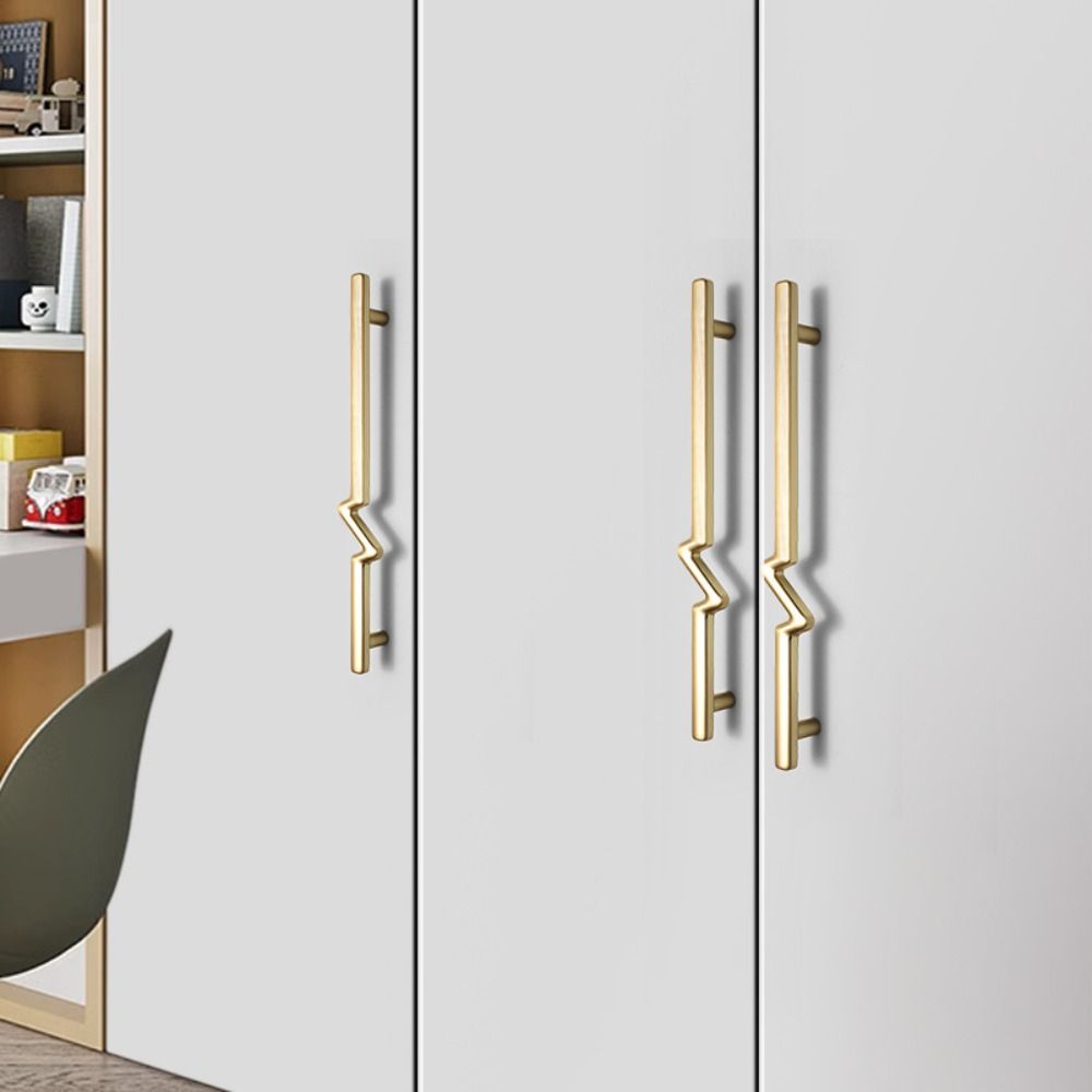 2pcs Modern Cabinet Handles Retro Drawer Knobs Fashion Wardrobe Door Pulls  Dresser