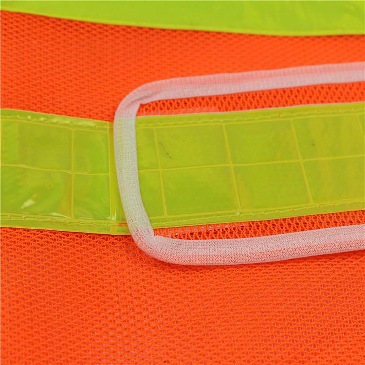 Fluorescent Mesh Reflective Vest for Construction, Traffic, and Cycling - Multi-color High Visibility