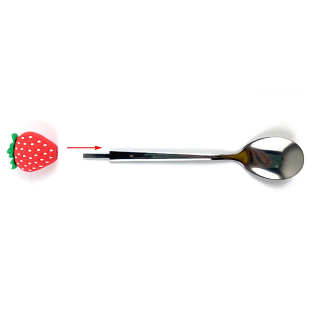 Cute Cake Dessert Ice Cream Kitchen Tool Coffeeware Teaspoon Stirring Spoon Fruit Fork Coffee Spoon