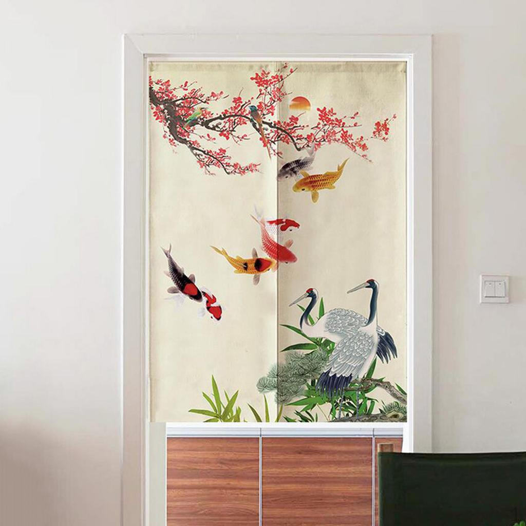 Divider Japanese Doorway Tapestry Curtains for Home Kitchen,