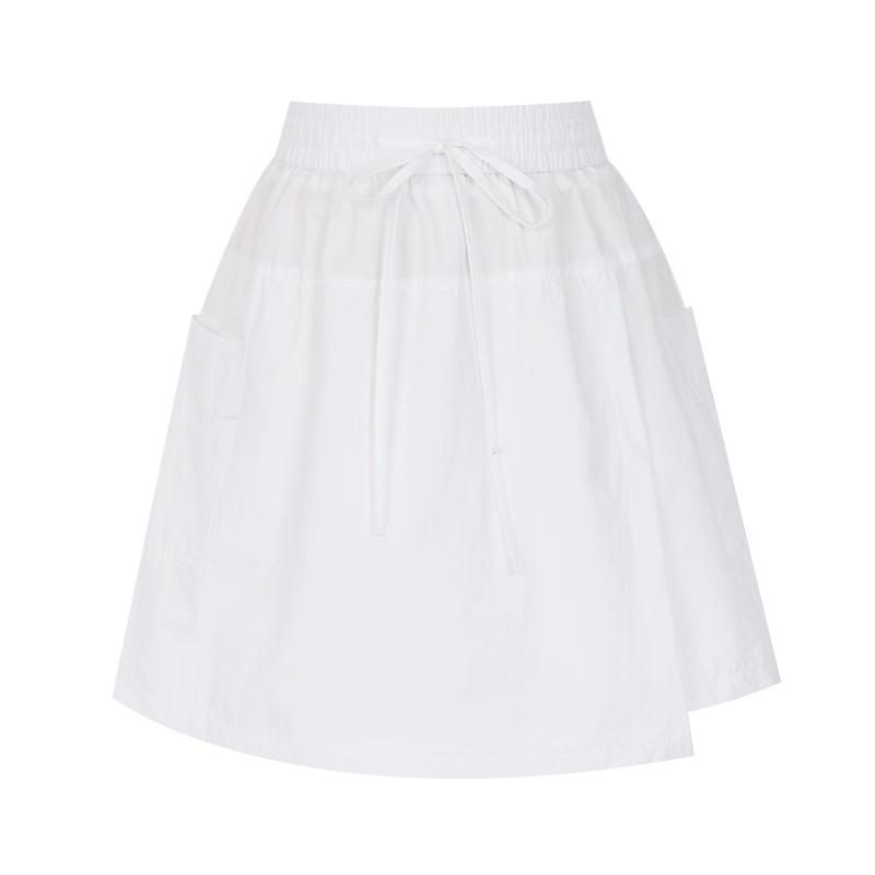 SELLY'S Wrap Culotte Elastic 3/4 Pants_I6B-Cpt034
