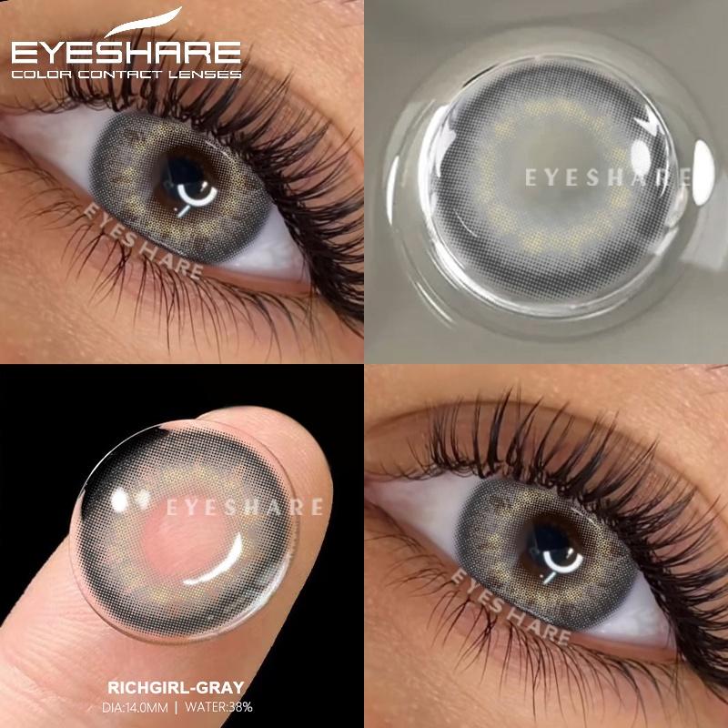 Fashion Gray Lenses 1 Pair Color Contact Lenses for Eyes Blue Eye Lenses Colorcon Brown Colored Lenses Green Contacts