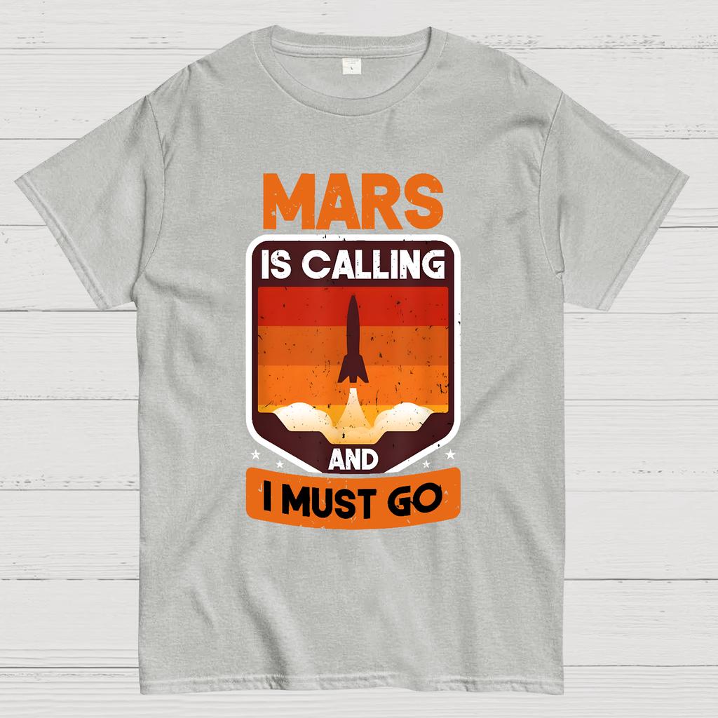 Occupy Mars Planet Mars Is Calling And I Must Go Cotton Summer Casual Cool Loose T-Shirt