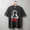 Mob Psycho 100 Shigeo Kageyama Washed Black T-Shirt – Cotton, Anime Manga Streetwear, Vintage Graphic Tee