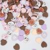 Printed Heart-Shaped Makeup Sponges, for Beauty and Makeup, Mixed Use with BB Cream, Liquid Foundation, and Concealer. Especially Suitable for Coverin