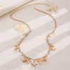 1 Pcs Natural Seashells Beach Jewelry Summer Bohemia Ocean Elements Necklace Starfish
