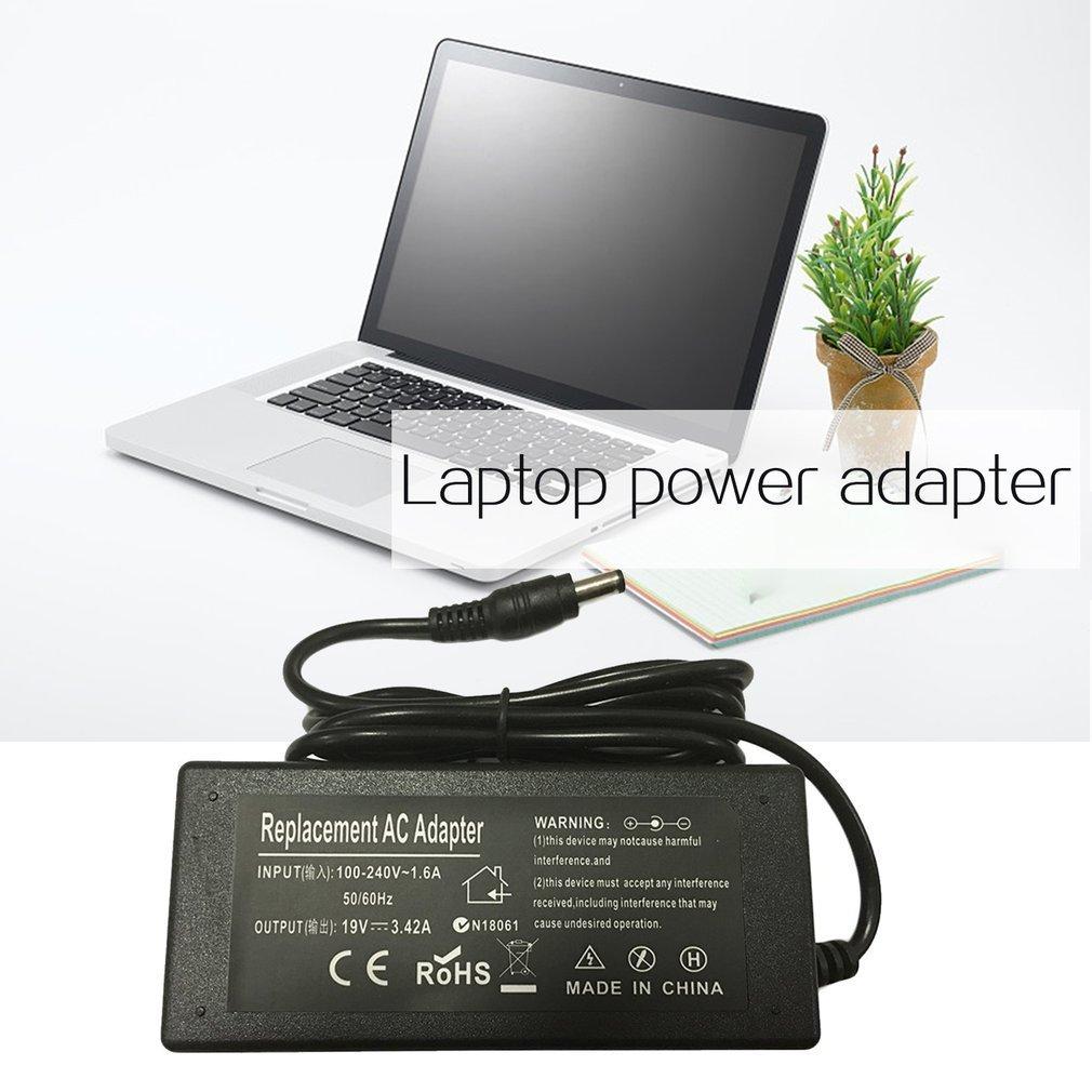 Hot 19V 3.42A 65W Laptop Charger Power For Toshiba Adapter L500 L650 L670 L750D L850 Notebook Dropshipping Wholesale