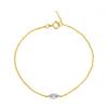 Sterling Marquise Zircon Minimalist Bracelet Women Vintage Chic Stackable Dainty Jewelry